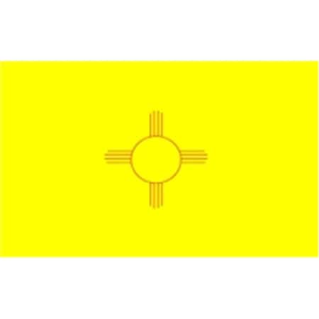 Annin Flagmakers 143750 2 Ft. X 3 Ft. Nyl-Glo New Mexico Flag